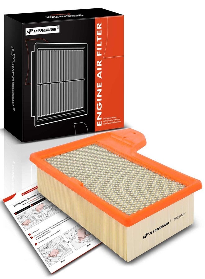 أ-بريميوم فلتر هواء محرك ممتاز متوافق مع فورد موستانج 2015-2022، لوحة مرنة، بديل لرقم FR3Z9601A - Image 1